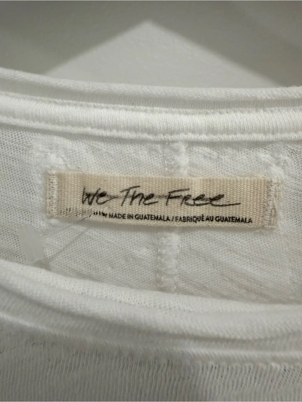 We the Free x Free People Be My Baby Long Sleeve Top in White New